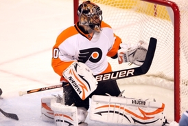 Gólman Flyers Ilja Bryzgalov.