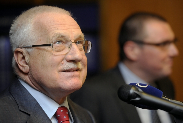 Prezident Václav Klaus.