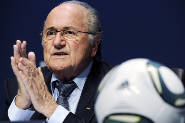 Prezident FIFA Sepp Blatter. Prezident FIFA Sepp Blatter.