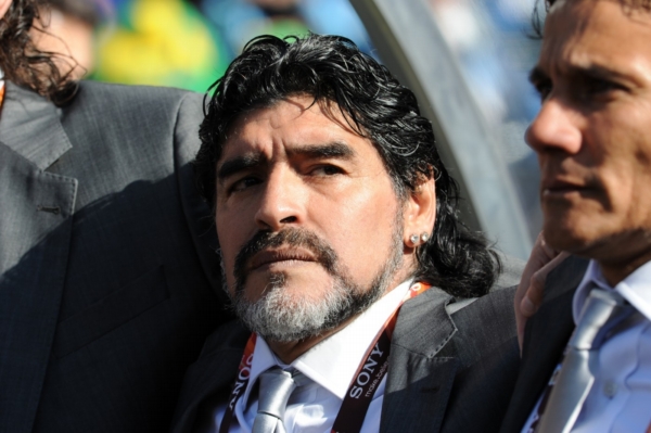 Diego Maradona truchlí nad ztrátou matky, respektované Doni Toty.