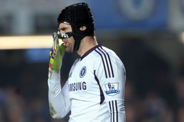 Brankář londýnské Chelsea Petr Čech.