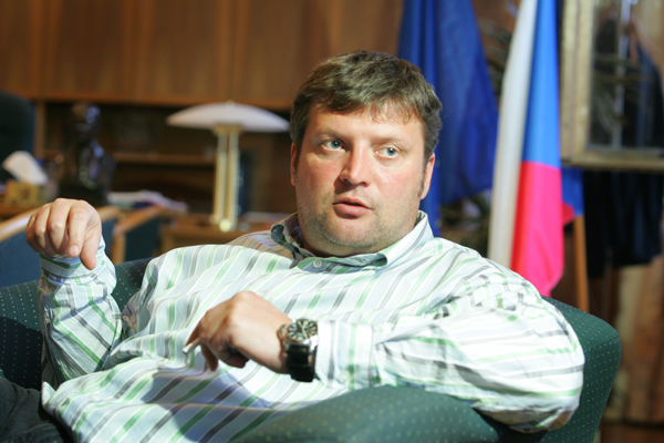 Exministr Aleš Řebíček. Exministr Aleš Řebíček.