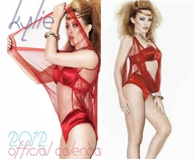 Zpěvačka Kylie Minogue.