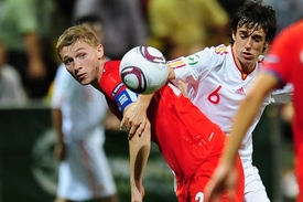 Jakub Brabec (vlevo) na Euro do 19 let.
