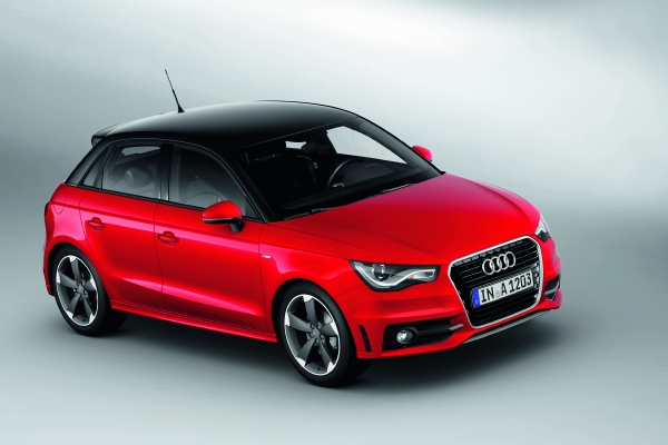 Audi A1 Sportback může odlišit i barevná kombinace exteriéru.