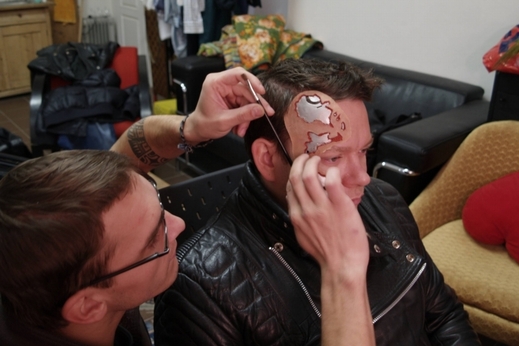 Matěj Ruppert během proměny.