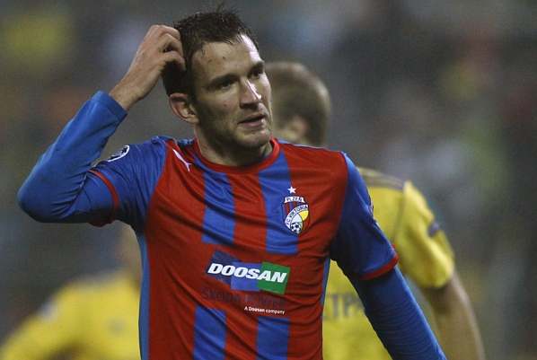 Plzeňský střelec Marek Bakoš.
