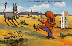 Oslí karikatura (ilustrace).
