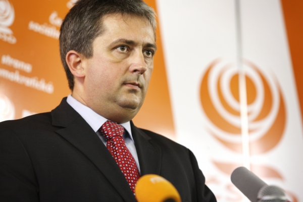 Předseda pražské ČSSD Petr Hulinský. Předseda pražské ČSSD Petr Hulinský.