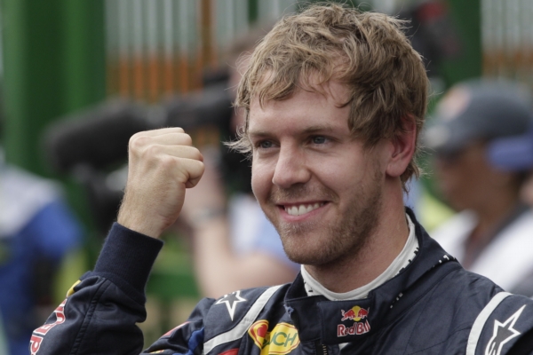 Usměvavý král formule 1 Sebastian Vettel.