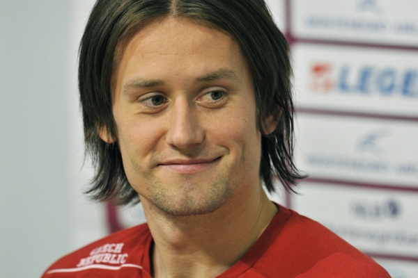 Kapitán české reprezentace Tomáš Rosický.