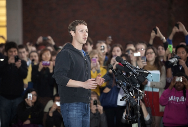 Mark Zuckerberg, zakladatel Facebooku.