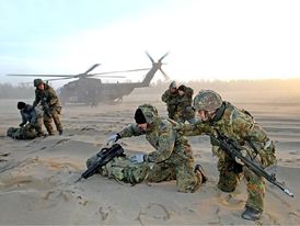 Výcvik Bundeswehru.