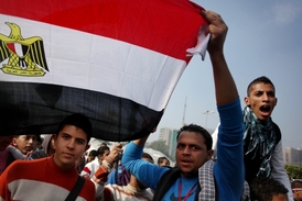 Protesty v Egyptě.
