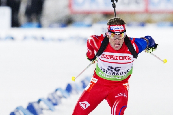 Český biatlonista Michal Šlesingr.