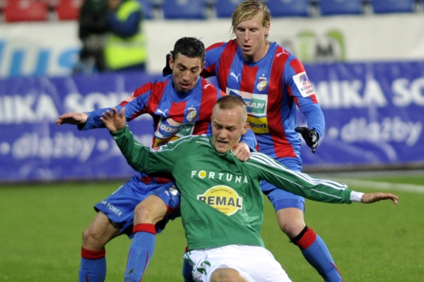Plzeň porazila Bohemians 1905 jasně 4:1.