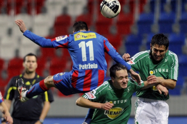 Plzeň porazila Bohemians 1905 jasně 4:1.