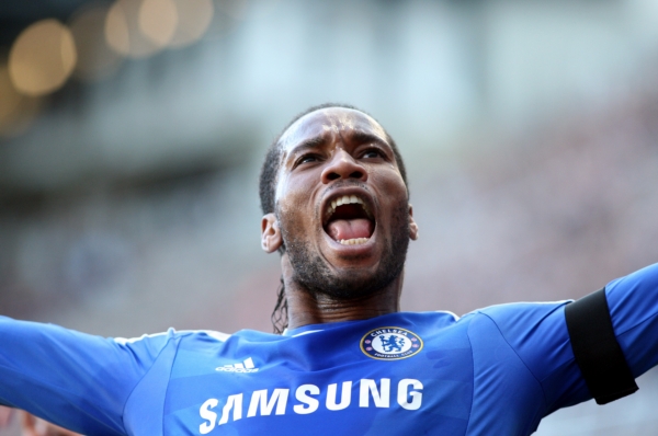 Útočník Chelsea Didier Drogba. Útočník Chelsea Didier Drogba.