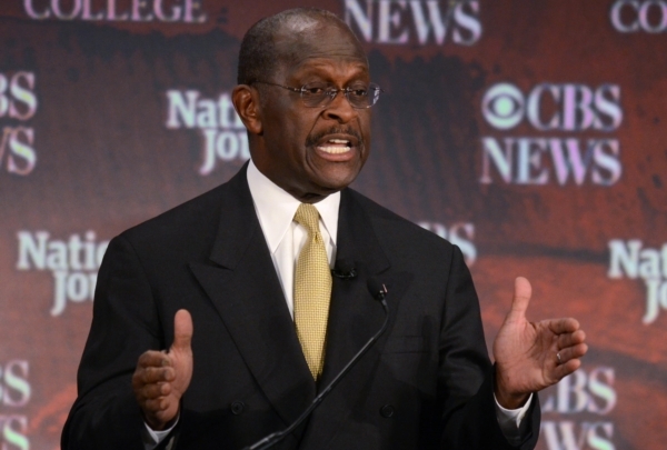 Republikánský prezidentský kandidát Herman Cain.