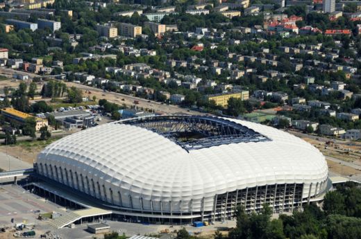 Stadion v polské Poznani.