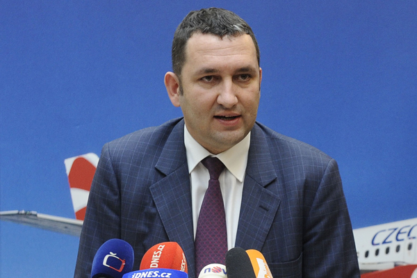 Prezident ČSA Phillippe Moreels.