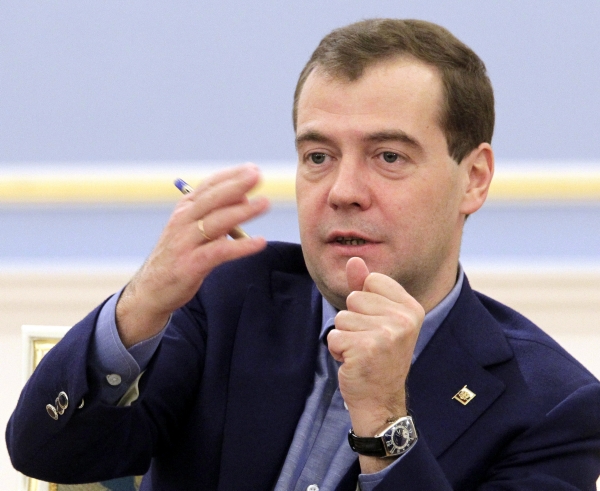 Ruský prezident Dmitrij Medveděv.