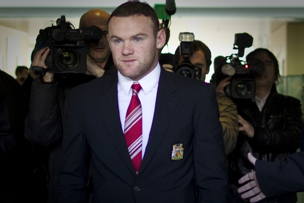 Anglický fotbalista Wayne Rooney.