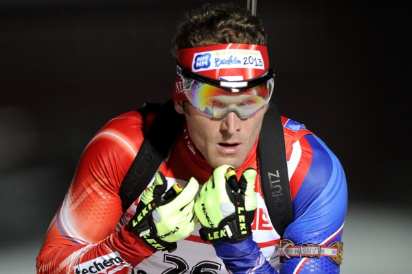 Biatlonista Michal Šlesingr. Biatlonista Michal Šlesingr.
