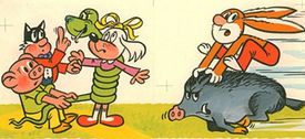 Čtyřlístek nemá o pestrá dobrodružství nouzi (ilustrační foto z jarní výstavy v Roztokách u Prahy).  
