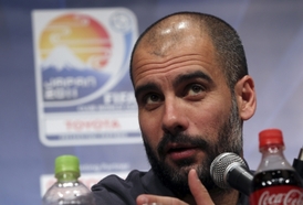 Trenér Barcelony Pepe Guardiola.