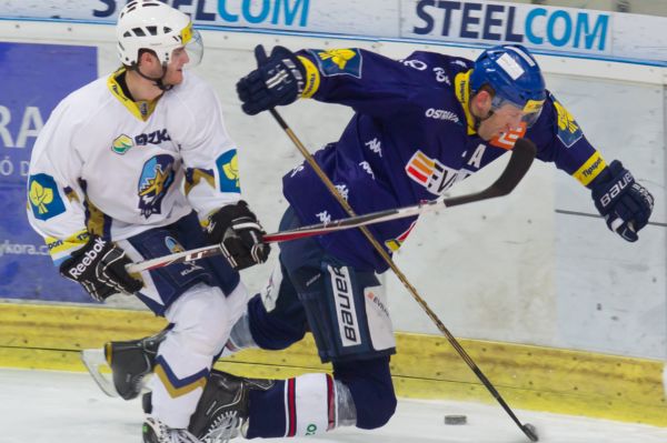 Jan Eberle svým gólem rozhodl o výhře Kladna nad Vítkovicemi 3:2.