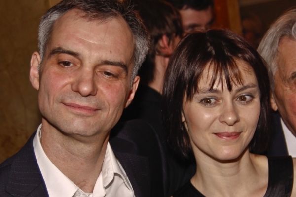 Ivan Trojan s manželkou Klárou.