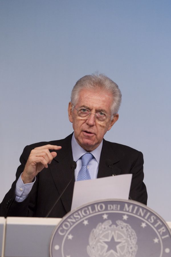 Italský premiér Mario Monti.