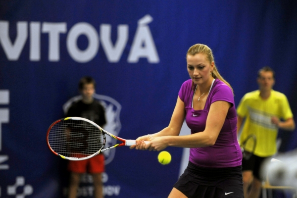 Wimbledonská šampionka Petra Kvitová. Wimbledonská šampionka Petra Kvitová.