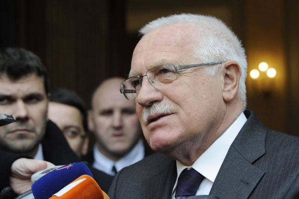 Prezident Václav Klaus.