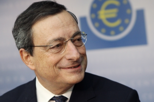 Guvernér Evropské centrální banky Mario Draghi.