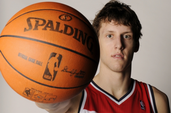 Český basketbalista Jan Veselý.