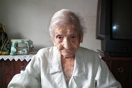 Nejstarší žena světa, Brazilka Maria Gomesová Valentimová.