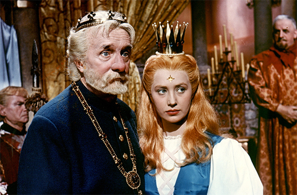 Marie Kyselková a František Smolík v pohádce Princezna se zlatou hvězdou.