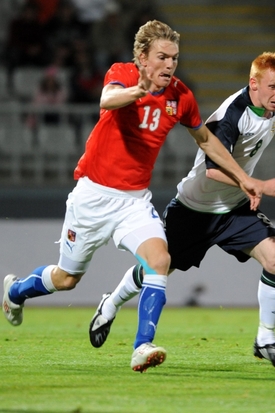 Milan Černý v dresu české reprezentace do 21 let.