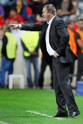 Trenér Plzně Pavel Vrba.