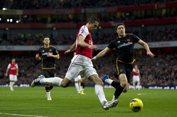 Arsenal pouze remizoval s Wolverhamptonem. Arsenal pouze remizoval s Wolverhamptonem.