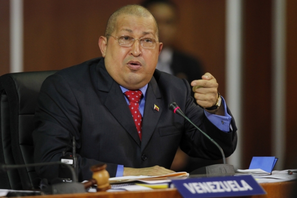 Venezuelský vůdce Hugo Chávez. Venezuelský vůdce Hugo Chávez.