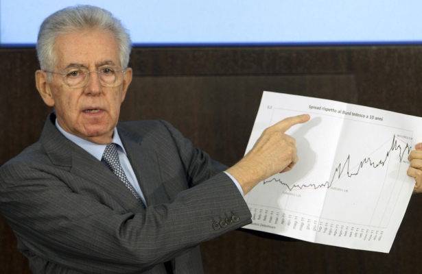 Italský premiér Mario Monti.