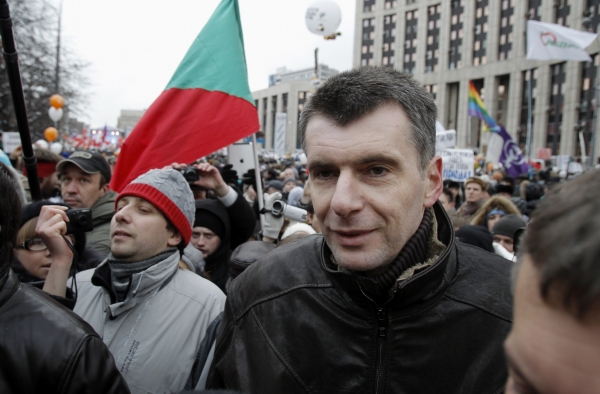 Putinův sok v soupeření o Kreml Michail Prochorov. Putinův sok v soupeření o Kreml Michail Prochorov.