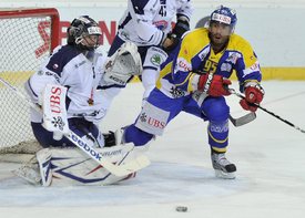Prohře Vítkovic nezabránil ani skvěle chytající Roman Málek.
