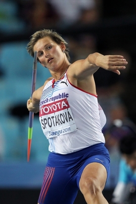 Oštěpařka Barbora Špotáková.