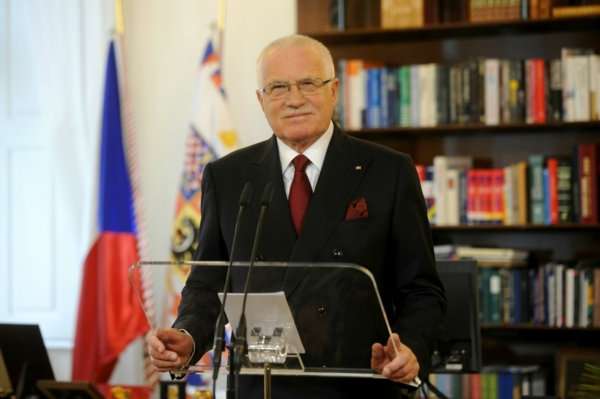 Prezident Václav Klaus.