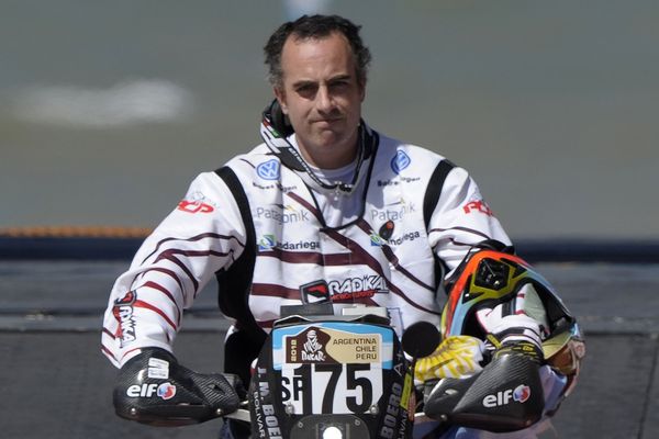 Argentinský motocyklista Jorge Martínez Boero.
