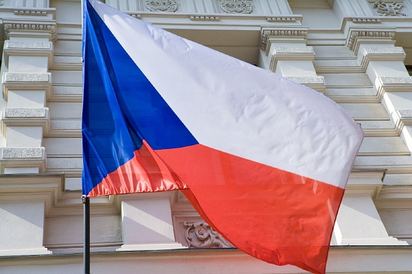 Vlajka České republiky.
